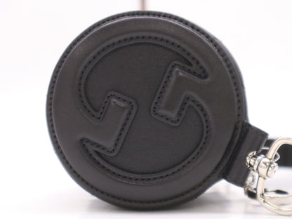 GUCCI 760169 Blondie Leather Shoulder Bag in Black with Dust Bag
