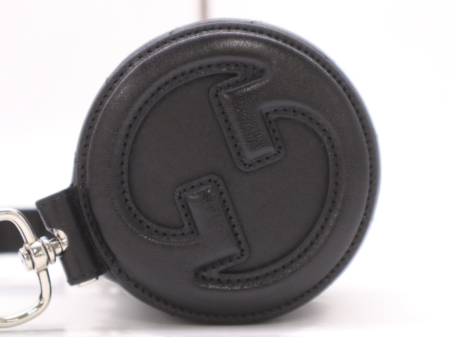 GUCCI 760169 Blondie Leather Shoulder Bag in Black with Dust Bag