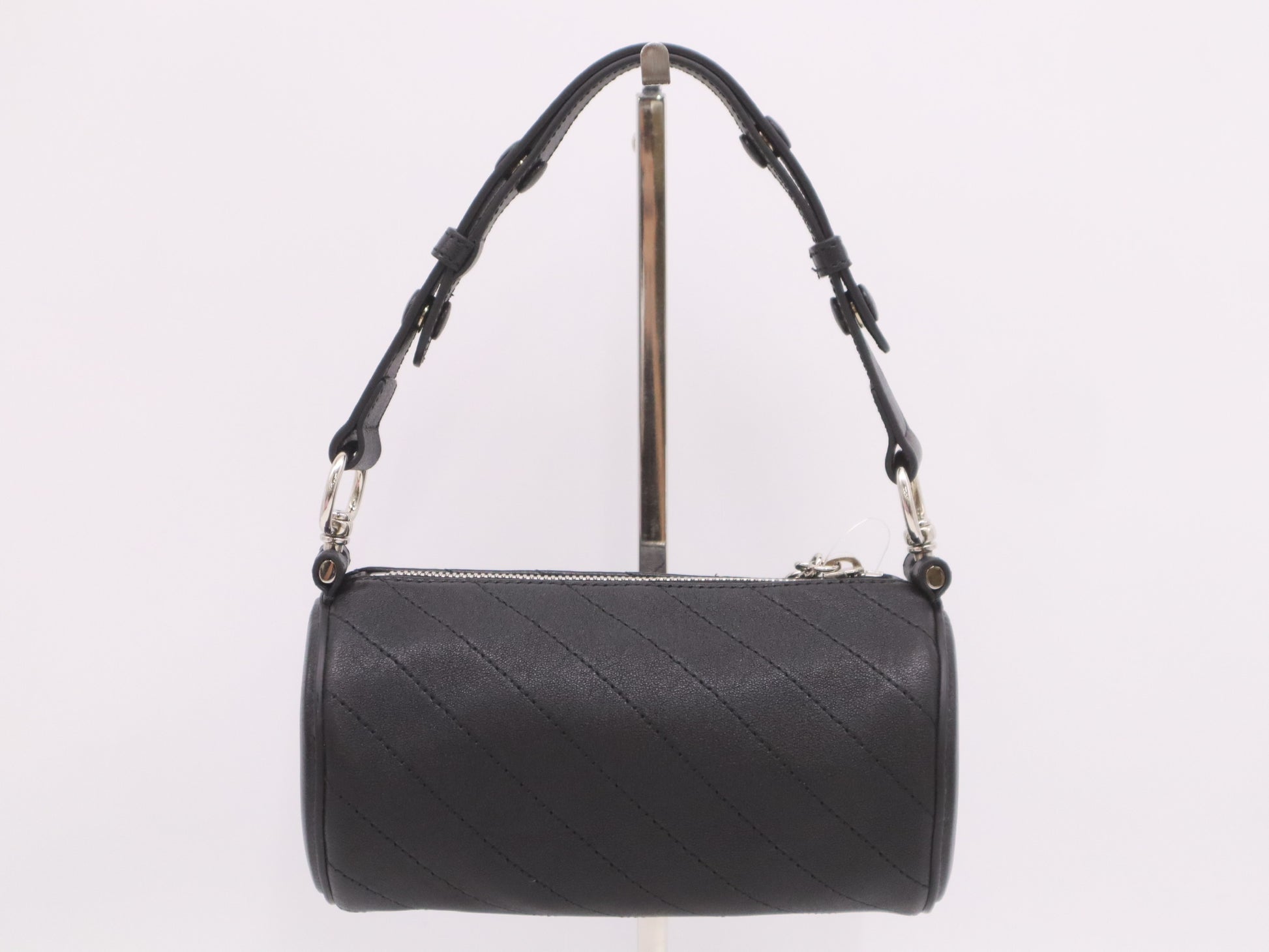 GUCCI 760169 Blondie Leather Shoulder Bag in Black with Dust Bag