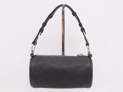 GUCCI 760169 Blondie Leather Shoulder Bag in Black with Dust Bag