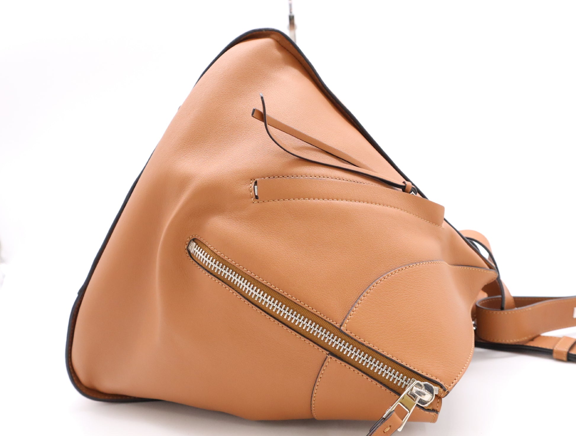 LOEWE Hammock Medium 2-Way Shoulder Bag in Brown Calfskin Leather with Dust Bag