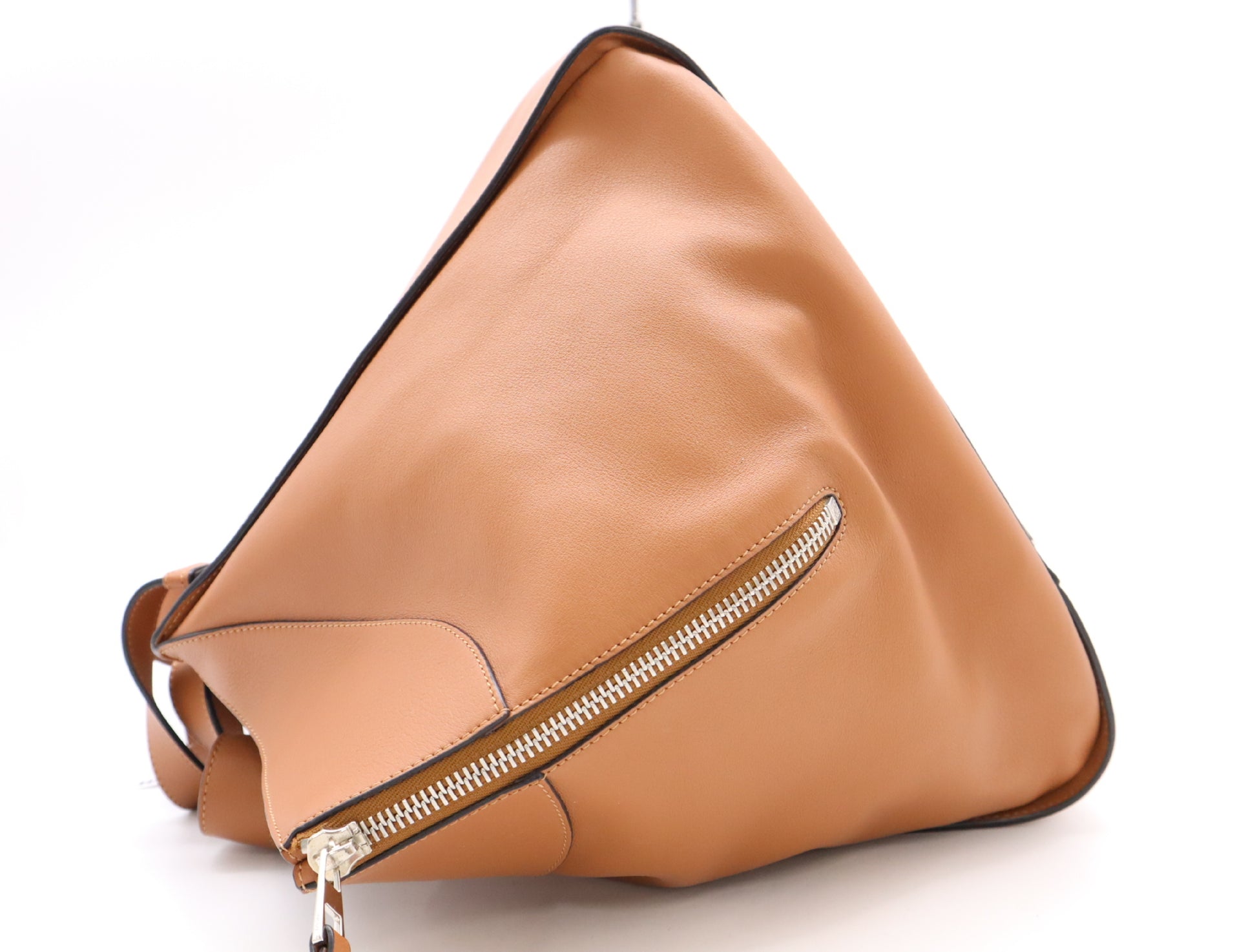 LOEWE Hammock Medium 2-Way Shoulder Bag in Brown Calfskin Leather with Dust Bag