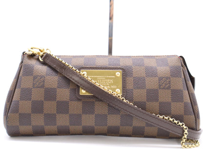 LOUIS VUITTON N55213 Damier Eva Shoulder Bag with Shoulder Strap
