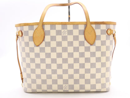 LOUIS VUITTON N51110 Azur Neverfull PM Old Model Tote Bag