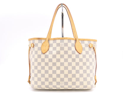LOUIS VUITTON N51110 Azur Neverfull PM Old Model Tote Bag