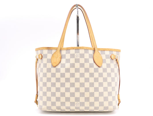 LOUIS VUITTON N51110 Azur Neverfull PM Old Model Tote Bag