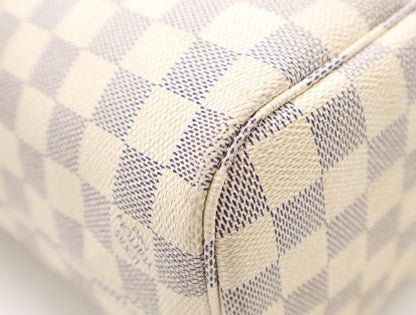 LOUIS VUITTON N51110 Azur Neverfull PM Old Model Tote Bag