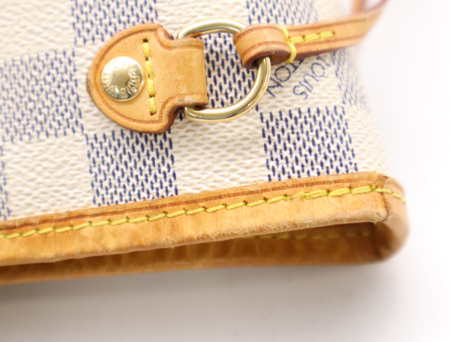 LOUIS VUITTON N51110 Azur Neverfull PM Old Model Tote Bag