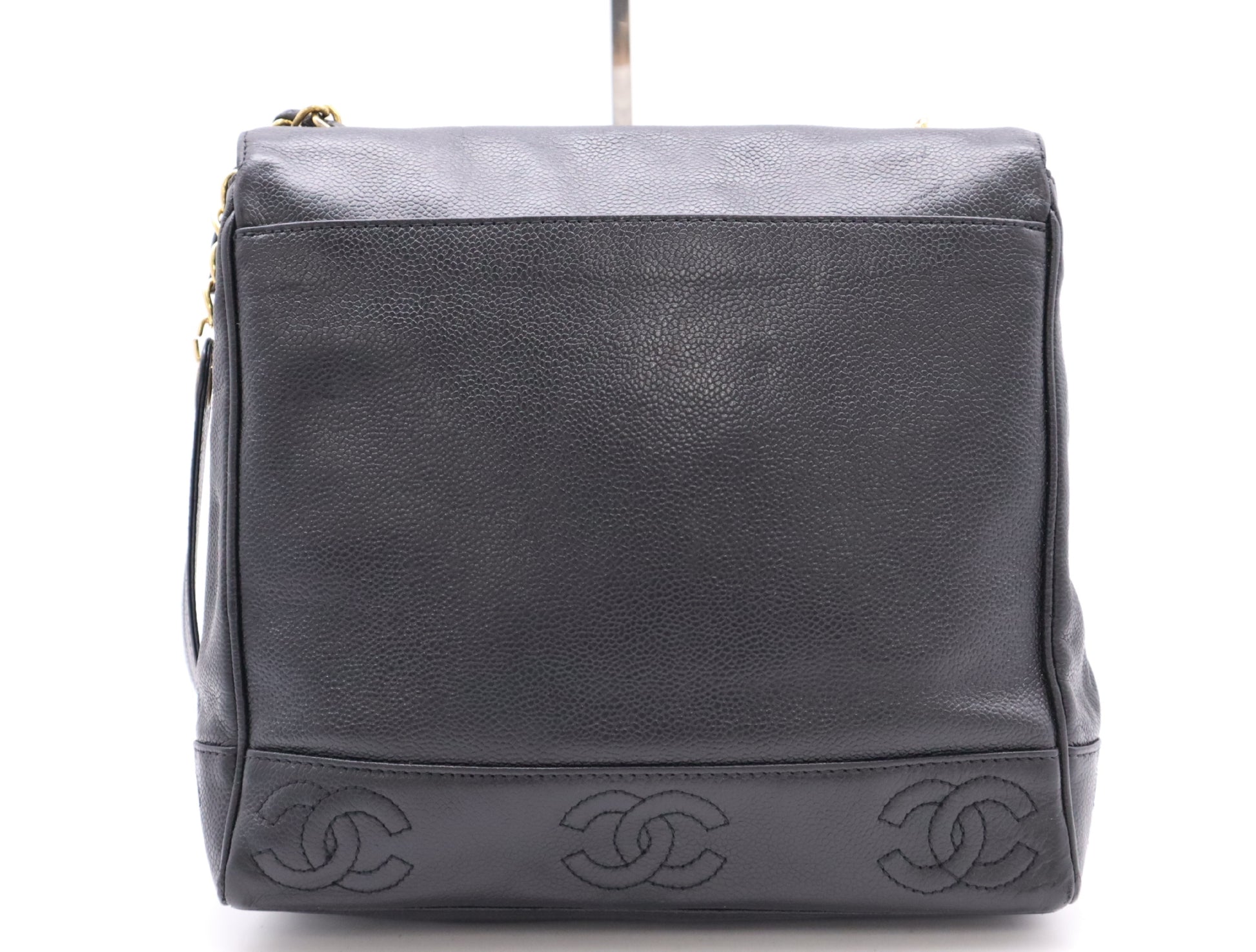 CHANEL Leather Triple Coco Mark Chain Bag Seal 426288 Shoulder Bag