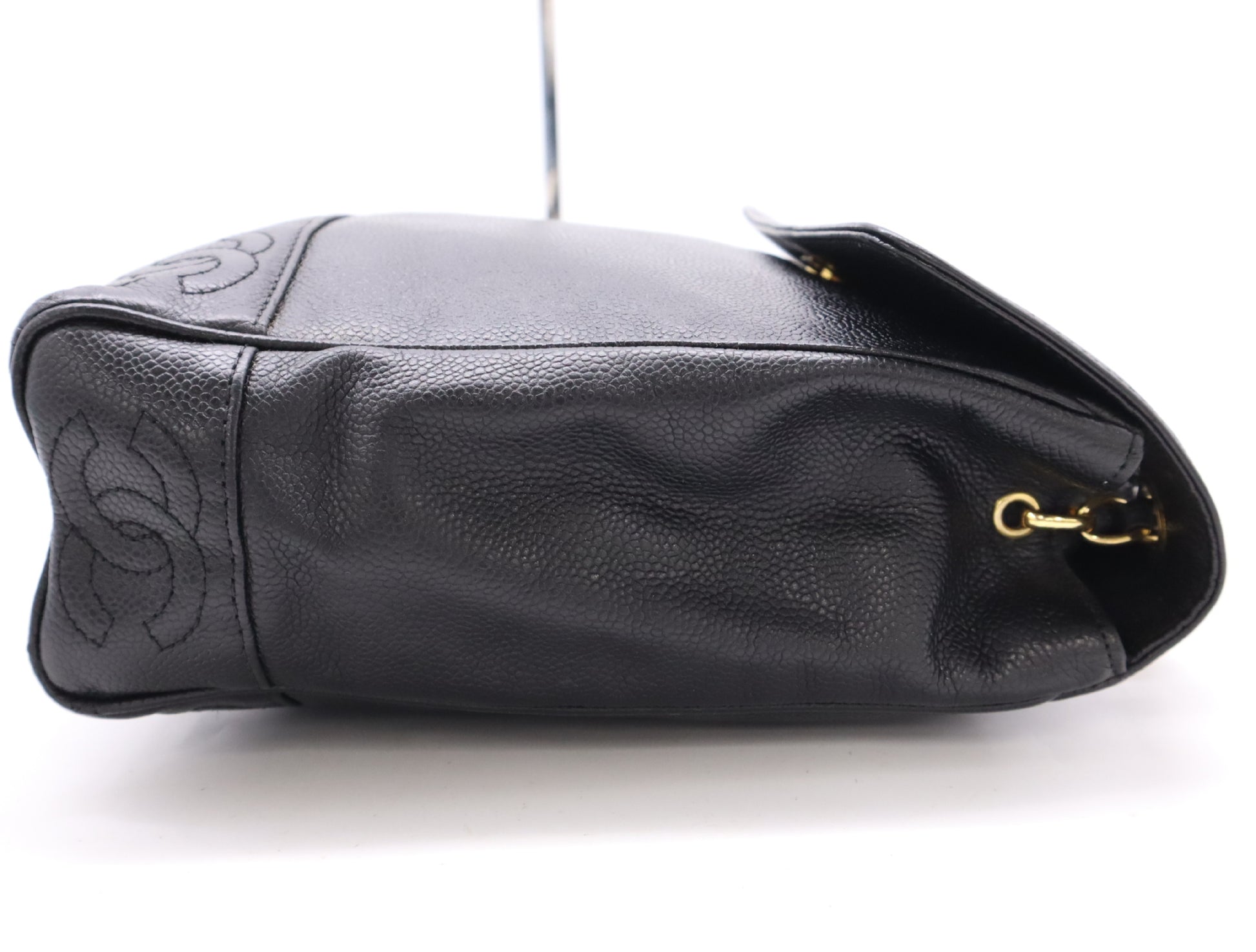 CHANEL Leather Triple Coco Mark Chain Bag Seal 426288 Shoulder Bag