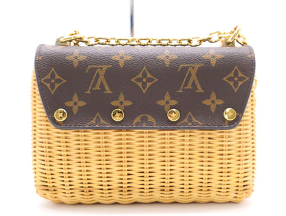 LOUIS VUITTON M44296 Monogram Twist PM Shoulder Bag with Mirror