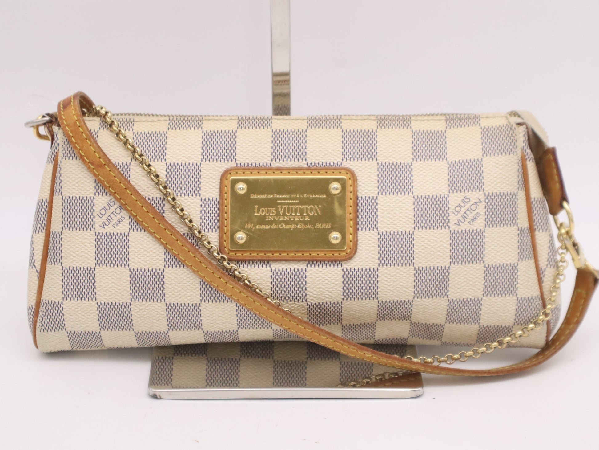 LOUIS VUITTON N55214 Azure Eva Shoulder Bag with Shoulder Strap