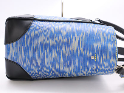 LOUIS VUITTON M56025 Epi Denim Phoenix MM Blue Tote Bag