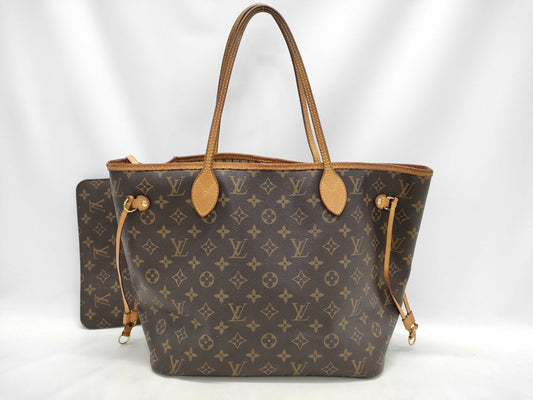 LOUIS VUITTON M40156 Monogram Neverfull MM Old Model Tote Bag with Pouch