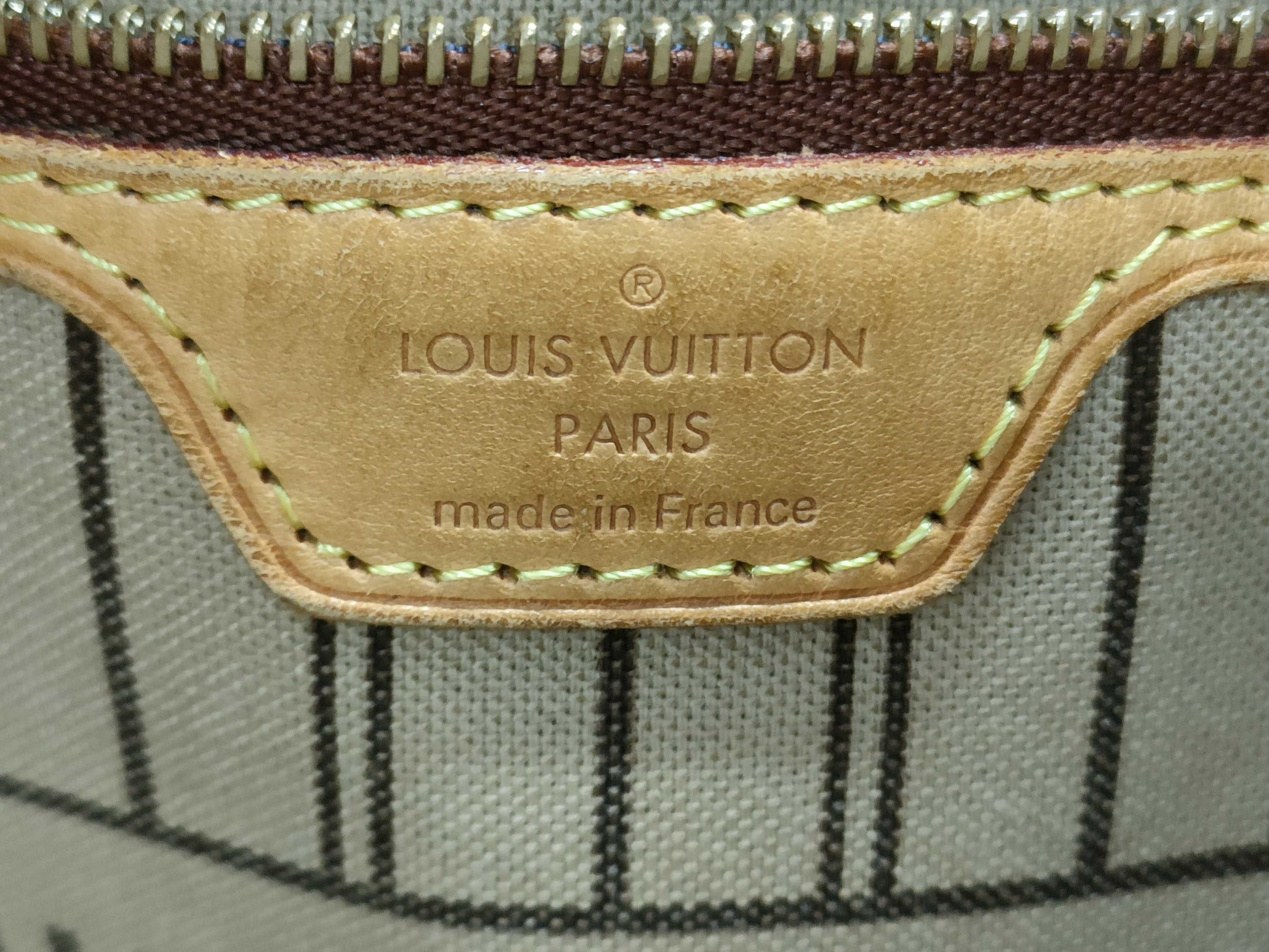 LOUIS VUITTON M40156 Monogram Neverfull MM Old Model Tote Bag with Pouch