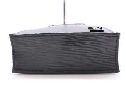 LOUIS VUITTON M69441 Petite Sac Plat Noir Shoulder Bag RFID Verified No Serial Tag