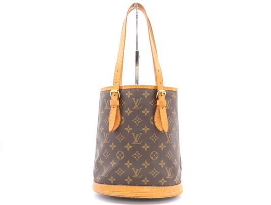 LOUIS VUITTON M42238 Monogram Bucket PM Handbag
