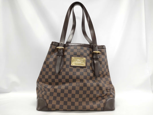LOUIS VUITTON N51203 Damier Hampstead GM Tote Bag