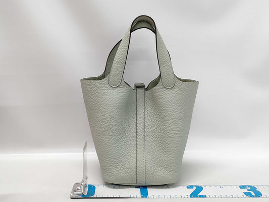 HERMES Picotin B Stamp Greeneve Bag Handbag