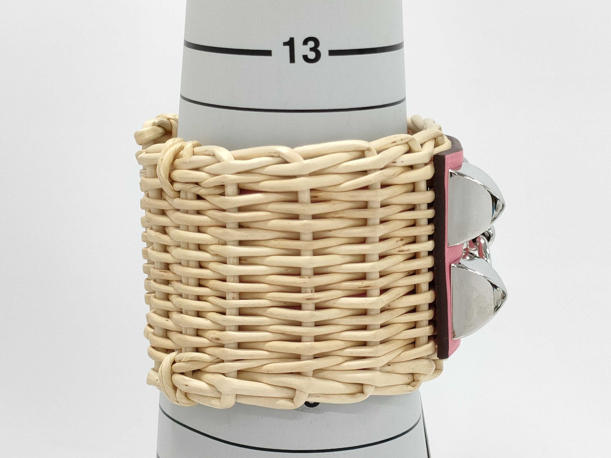 HERMES Collier de Chien Medor Picnic B Stamped Bracelet/Bangle