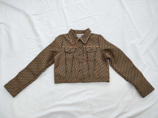 Dior Rasta Jacket, Brown, Kids, Size 8A