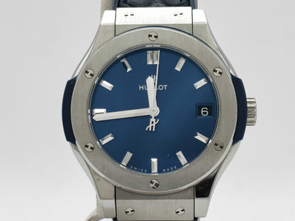 HUBLOT Classic Fusion 581.NX.7170.LR 1199338 Quartz Blue Dial Boys' Watch