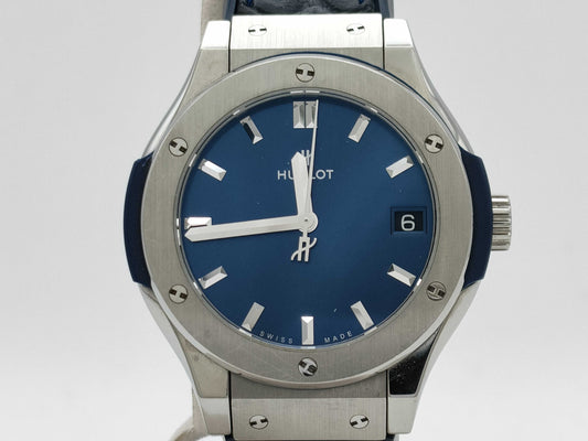 HUBLOT Classic Fusion 581.NX.7170.LR 1199338 Quartz Blue Dial Boys' Watch