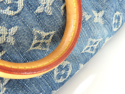 LOUIS VUITTON Monogram Denim LV Handbag Monogram Denim Neo Speedy Handbag M95019 Bag Handbag