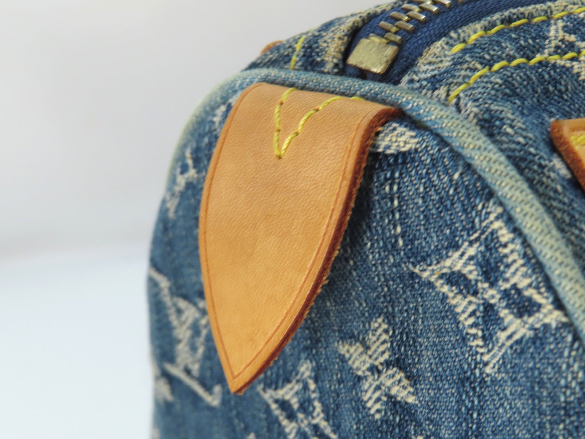 LOUIS VUITTON Monogram Denim LV Handbag Monogram Denim Neo Speedy Handbag M95019 Bag Handbag