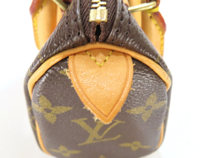 LOUIS VUITTON Monogram Bag LV Mini Speedy M4134 Strap Handbag
