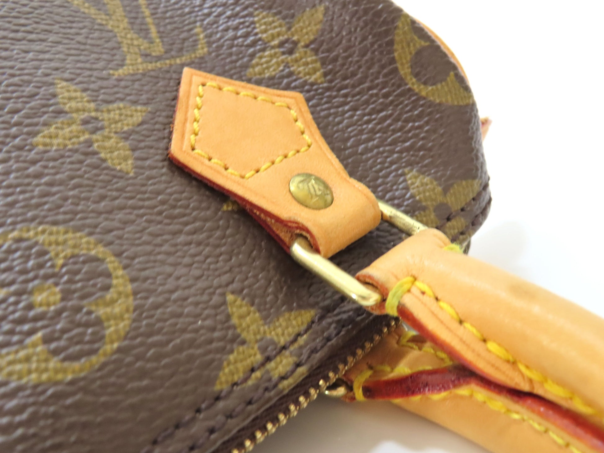LOUIS VUITTON Monogram Bag LV Mini Speedy M4134 Strap Handbag