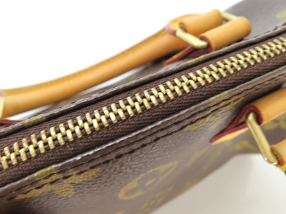 LOUIS VUITTON Monogram Bag LV Mini Speedy M4134 Strap Handbag