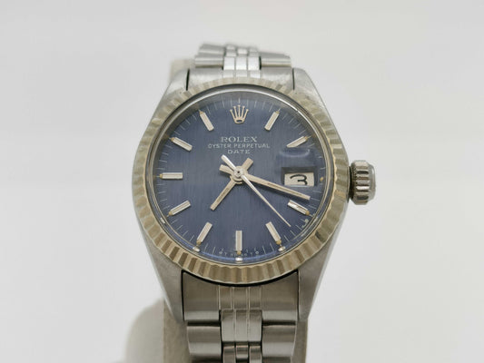 ROLEX 6917 3143249 Blue Dial Women's Watch