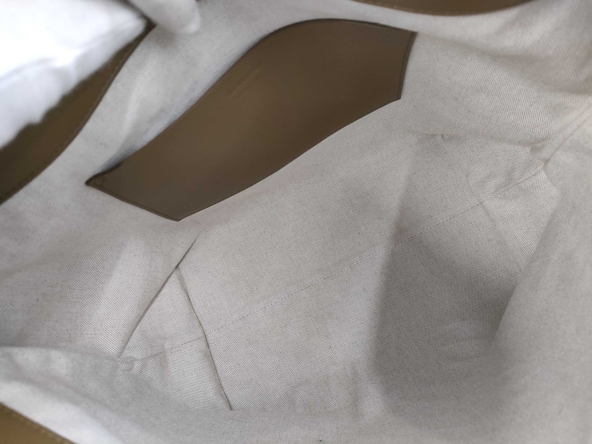 JILSANDER FOLDED TOTE MD Bag, Khaki, Shoulder Bag