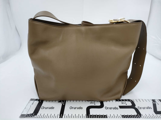 JILSANDER FOLDED TOTE MD Bag, Khaki, Shoulder Bag