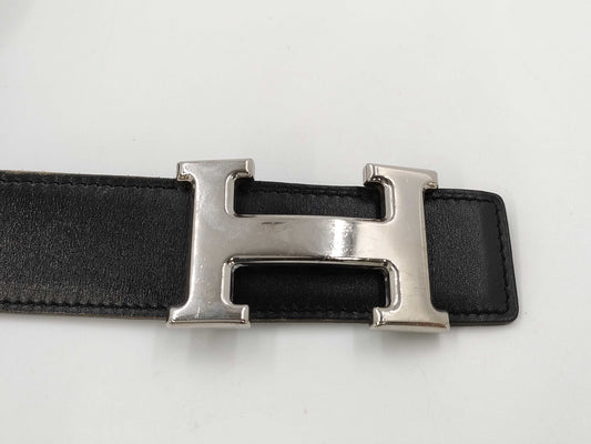 HERMES Constance Black x Brown Belt