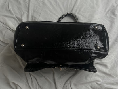 CHANEL Chanel Luxury Line Patent Shoulder Bag Chanel Luxury Line Shoulder Bag