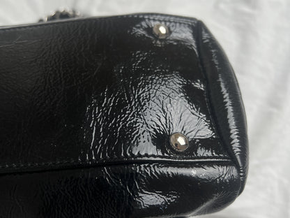 CHANEL Chanel Luxury Line Patent Shoulder Bag Chanel Luxury Line Shoulder Bag