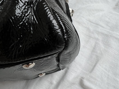 CHANEL Chanel Luxury Line Patent Shoulder Bag Chanel Luxury Line Shoulder Bag