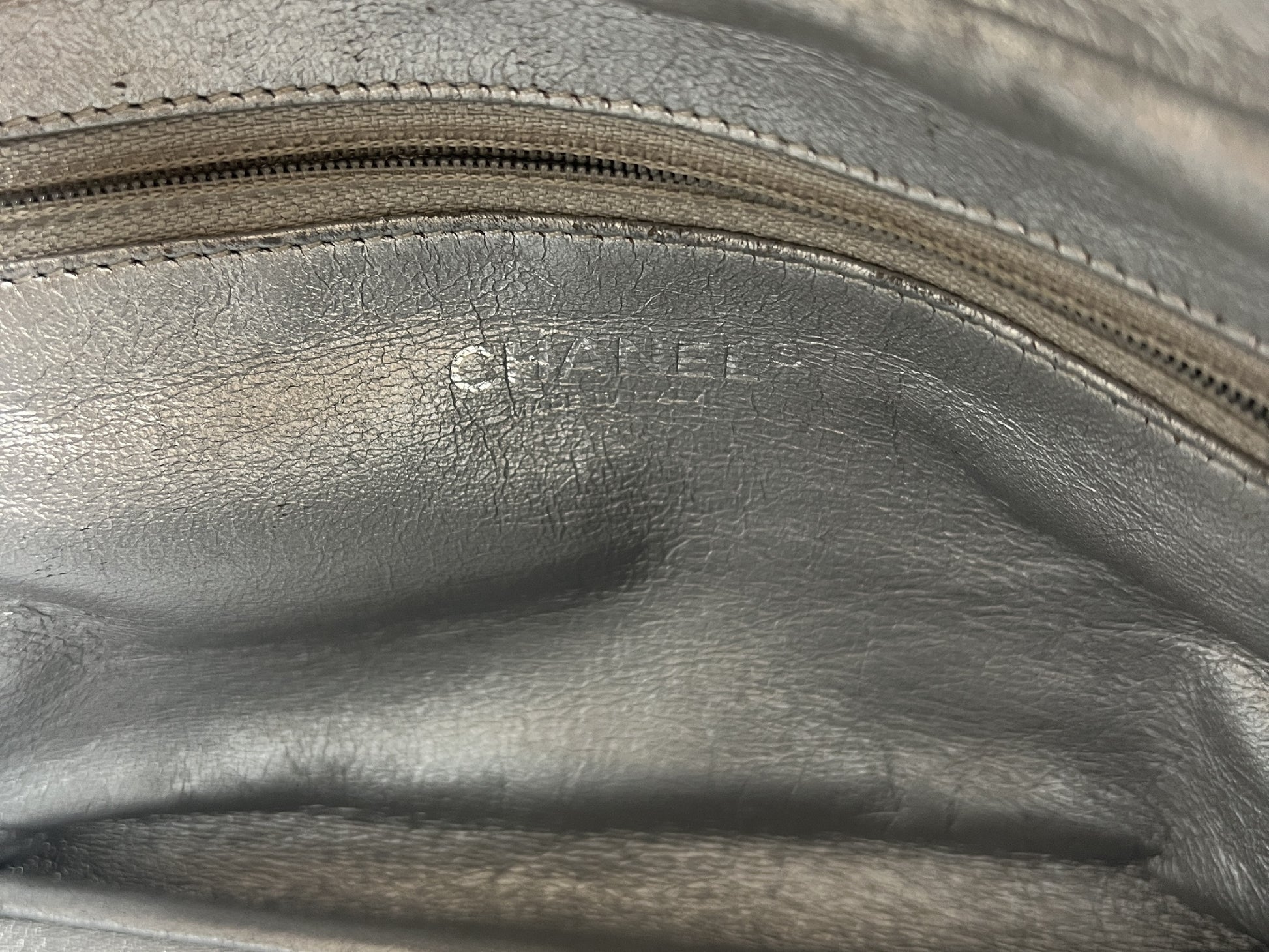 CHANEL Chanel Luxury Line Patent Shoulder Bag Chanel Luxury Line Shoulder Bag