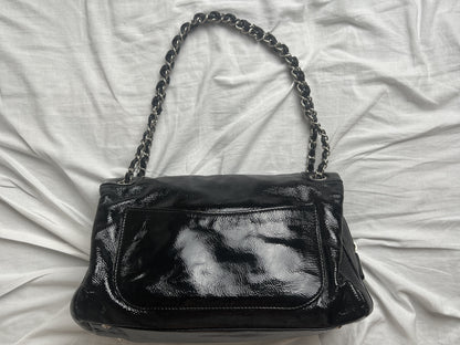 CHANEL Chanel Luxury Line Patent Shoulder Bag Chanel Luxury Line Shoulder Bag