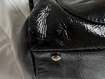 CHANEL Chanel Luxury Line Patent Shoulder Bag Chanel Luxury Line Shoulder Bag