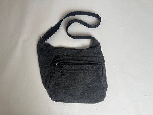 PRADA 1999 PRADA Prada Wool Shoulder Bag Gray Shoulder Bag