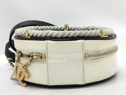 CHANEL 2-Way Chain Bag Round 27 Series Shoulder Bag