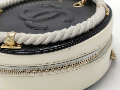 CHANEL 2-Way Chain Bag Round 27 Series Shoulder Bag