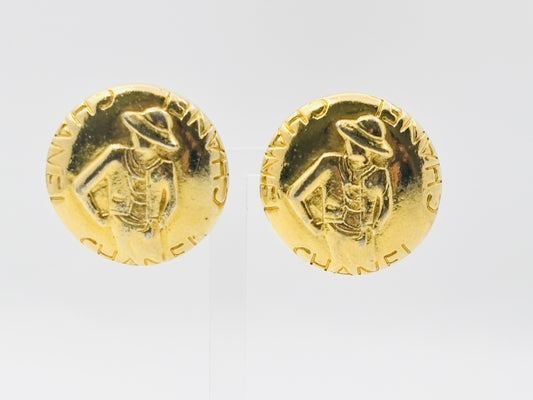 CHANEL Mademoiselle Earrings with Rice
