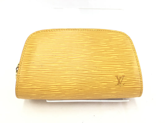 LOUIS VUITTON Dauphine Epi Yellow Pouch
