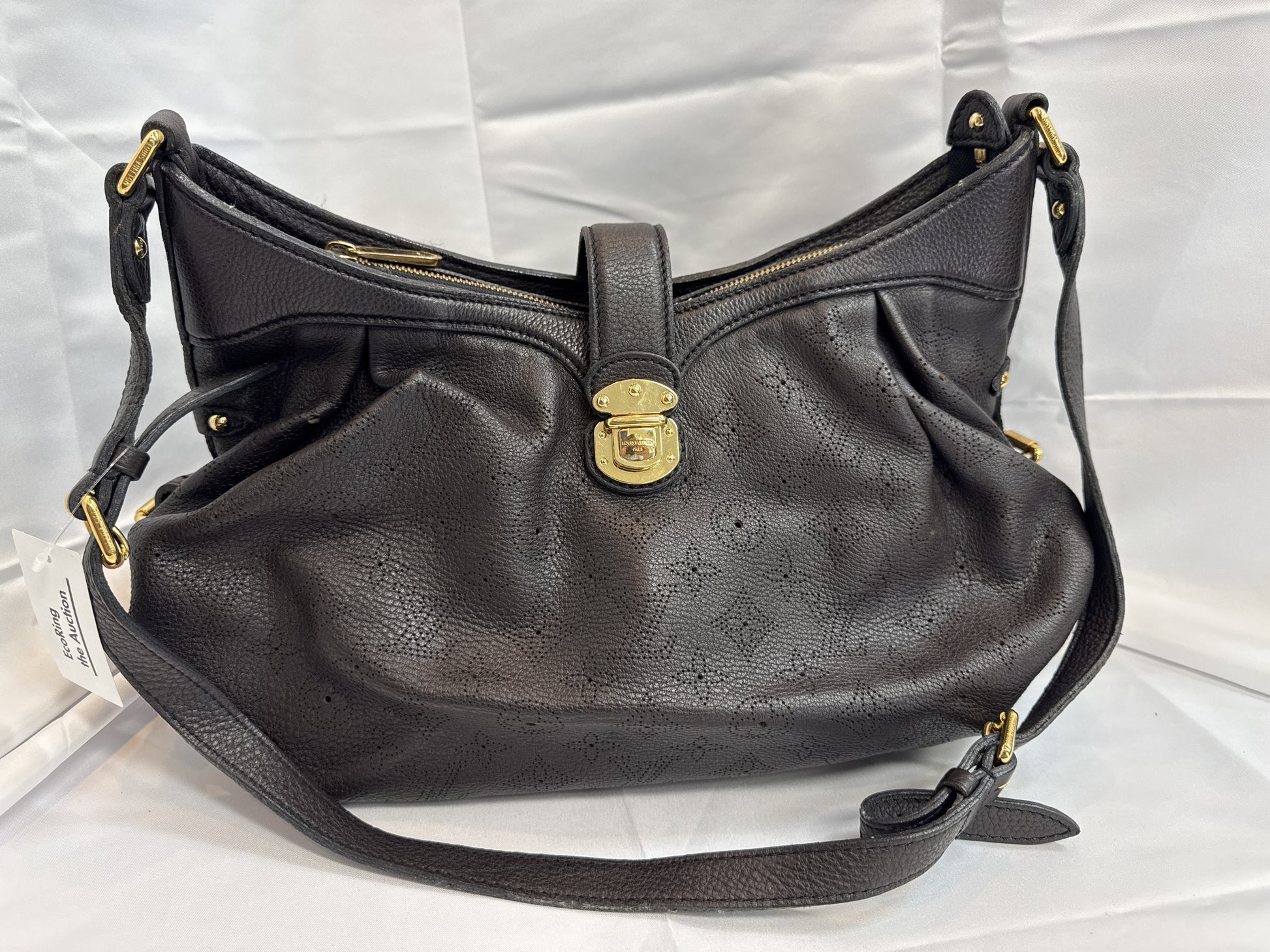 LOUIS VUITTON Monogram Leather Handbag Vuitton Shoulder Bag