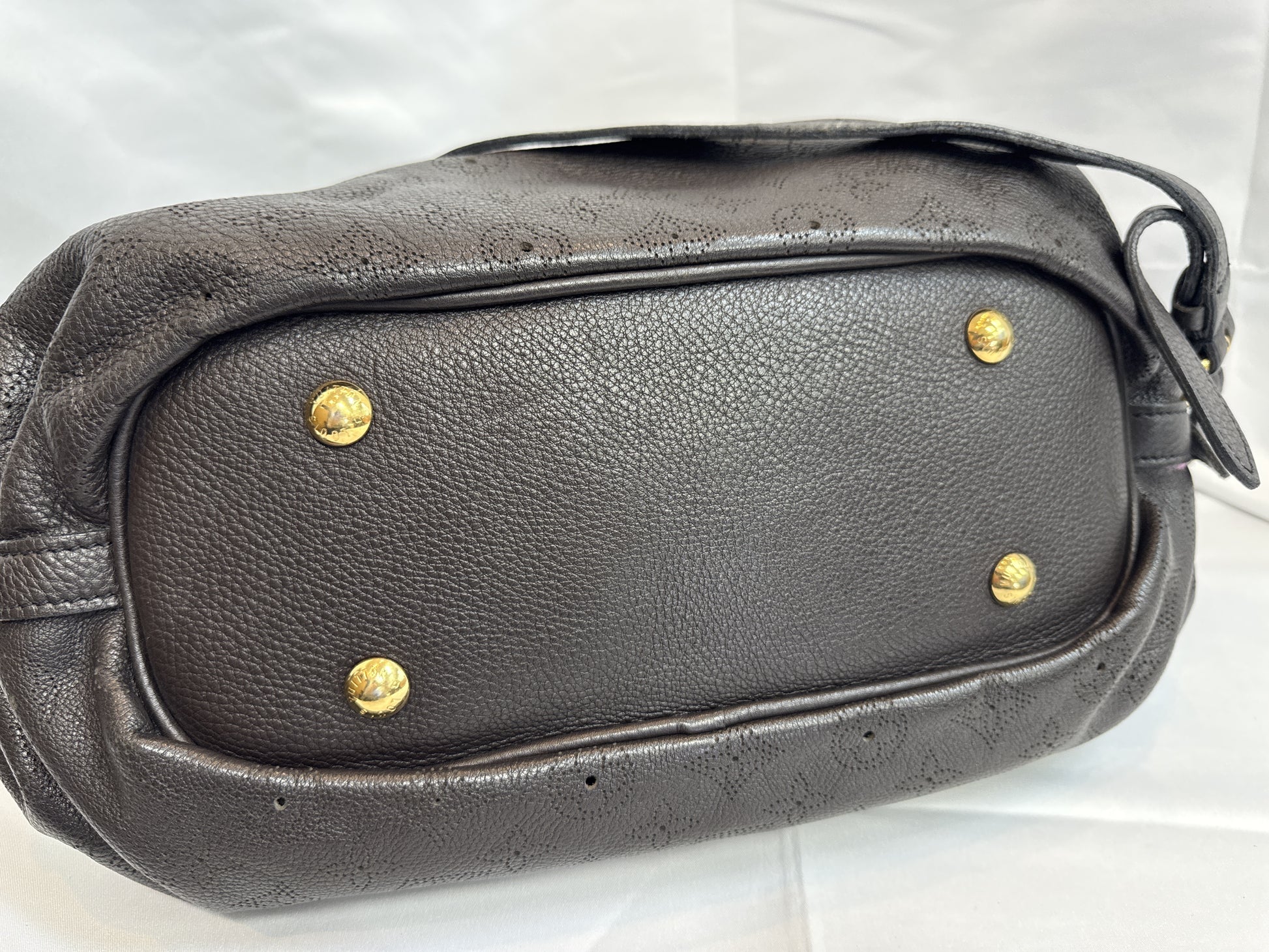 LOUIS VUITTON Monogram Leather Handbag Vuitton Shoulder Bag