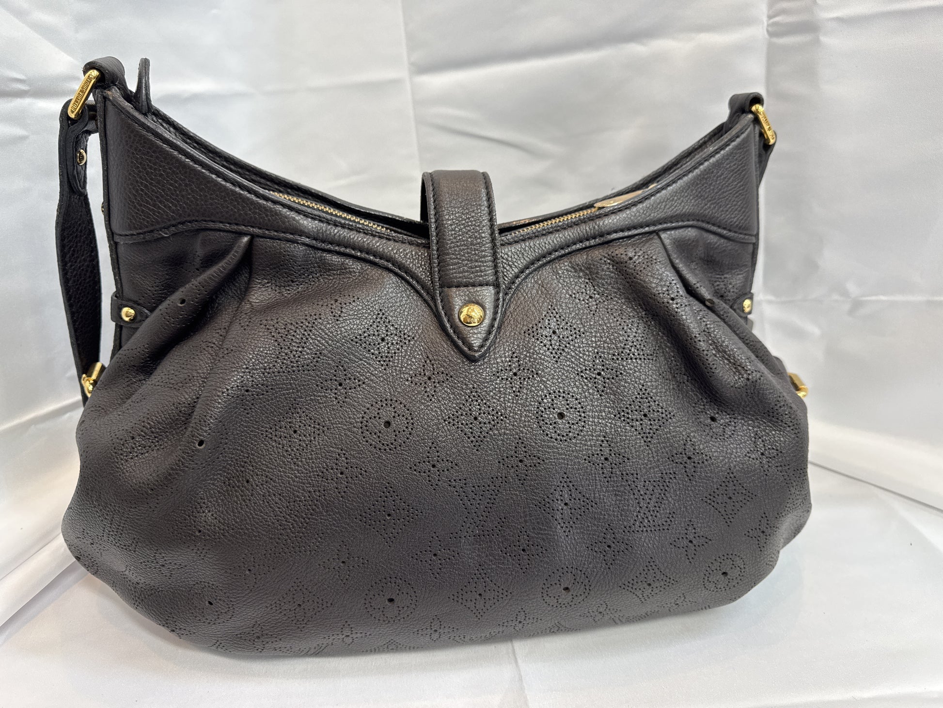 LOUIS VUITTON Monogram Leather Handbag Vuitton Shoulder Bag